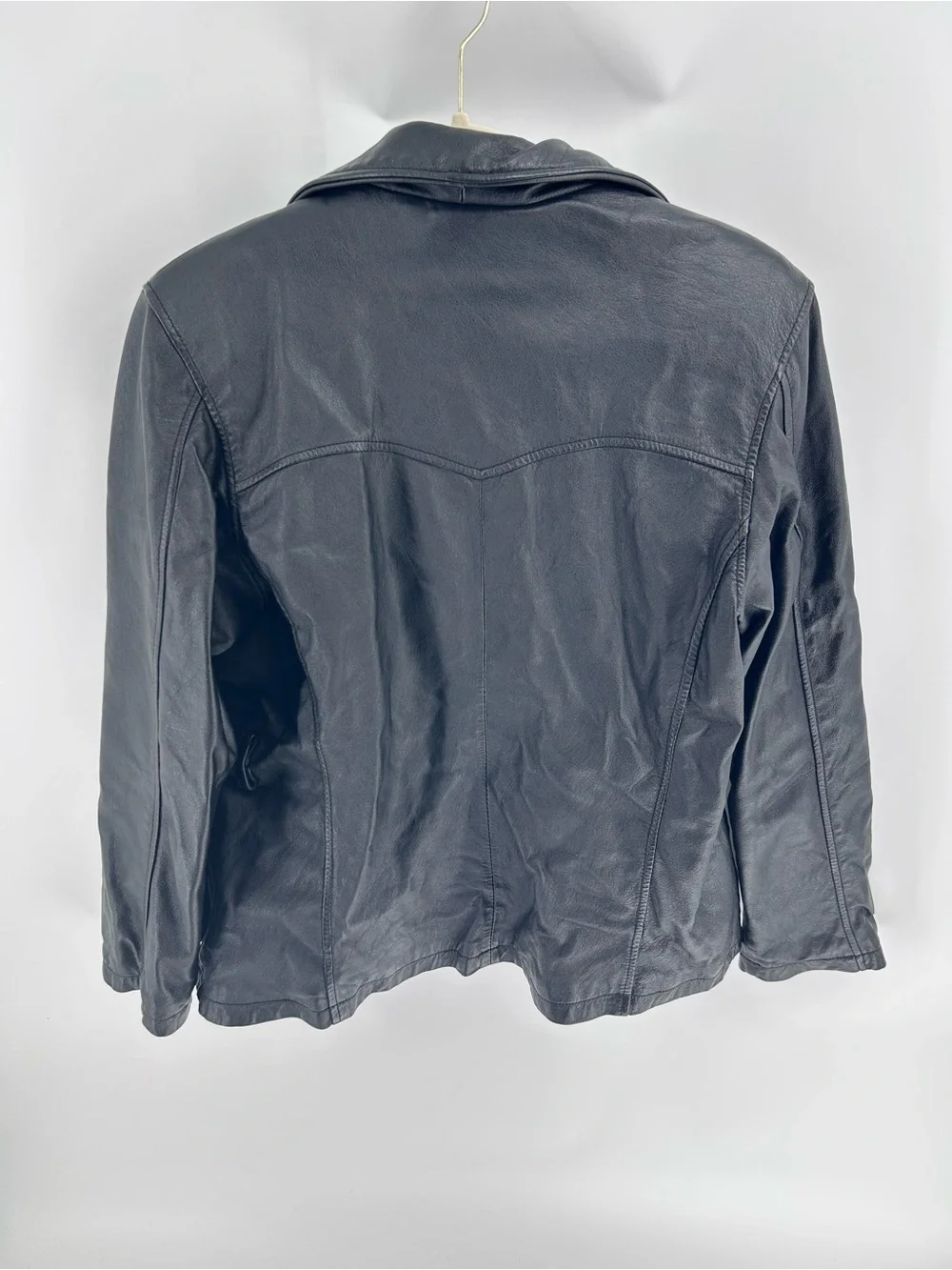 Wilson ‘s‎ Black Leather Vintage 1985 Zip-Front Jacket - Medium